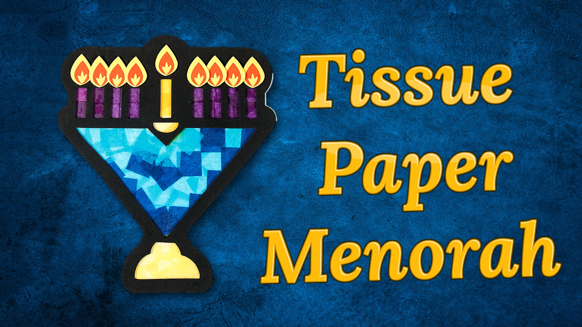 Turner Take Home Tissue Paper Menorah Kansas City, Kansas Public Library